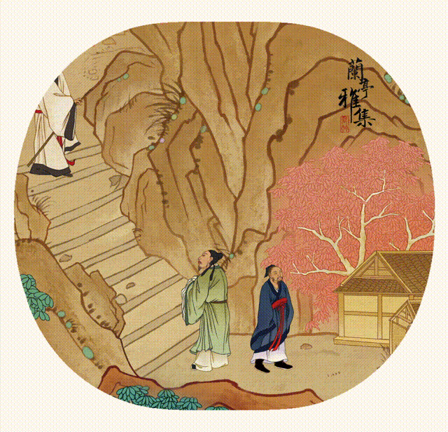 原创「兰亭雅集」小图插画合集（图ZMzczOTI3ODcy） - 商业插画 - 站酷设计师君竹ho原创素材 - 站酷ZCOOL
