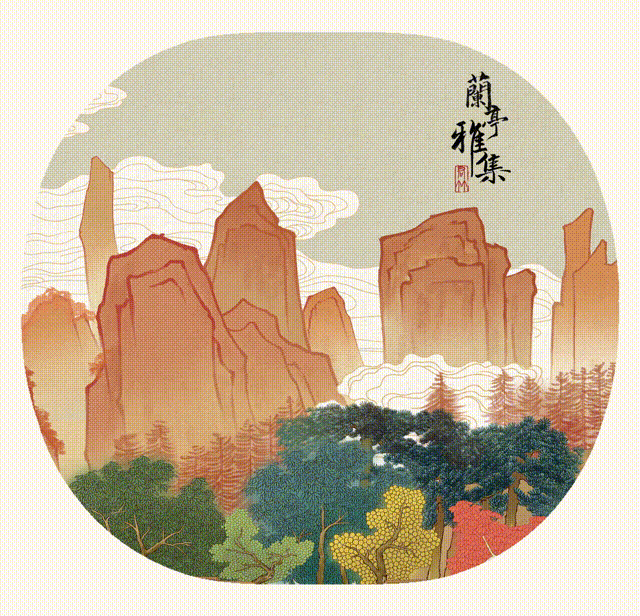 原创「兰亭雅集」小图插画合集（图ZMzczOTI3ODQ0） - 商业插画 - 站酷设计师君竹ho原创素材 - 站酷ZCOOL