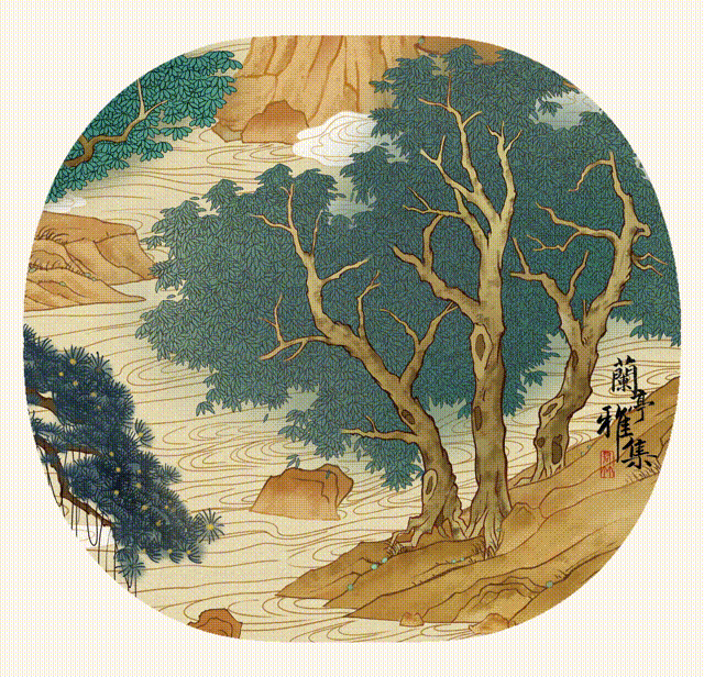 原创「兰亭雅集」小图插画合集（图ZMzczOTI3OTA0） - 商业插画 - 站酷设计师君竹ho原创素材 - 站酷ZCOOL