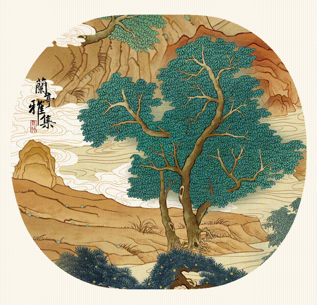原创「兰亭雅集」小图插画合集（图ZMzczOTI3OTAw） - 商业插画 - 站酷设计师君竹ho原创素材 - 站酷ZCOOL