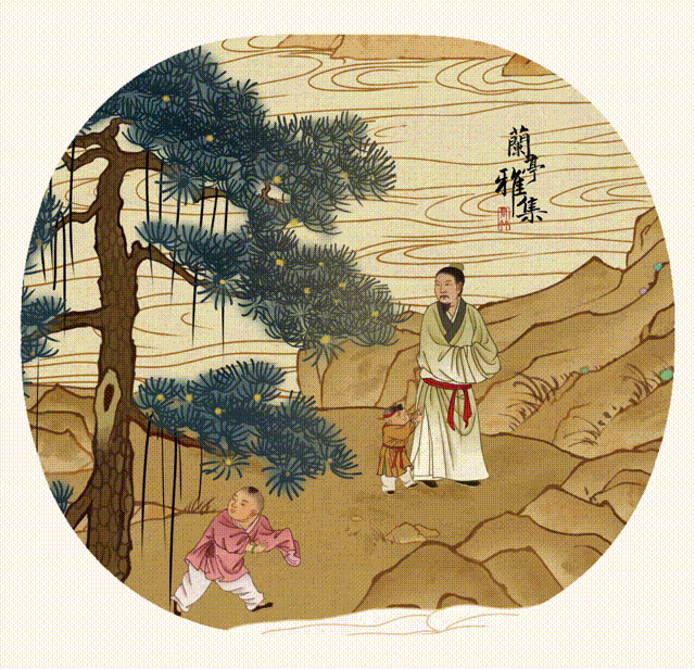 原创「兰亭雅集」小图插画合集（图ZMzczOTI3OTA4） - 商业插画 - 站酷设计师君竹ho原创素材 - 站酷ZCOOL