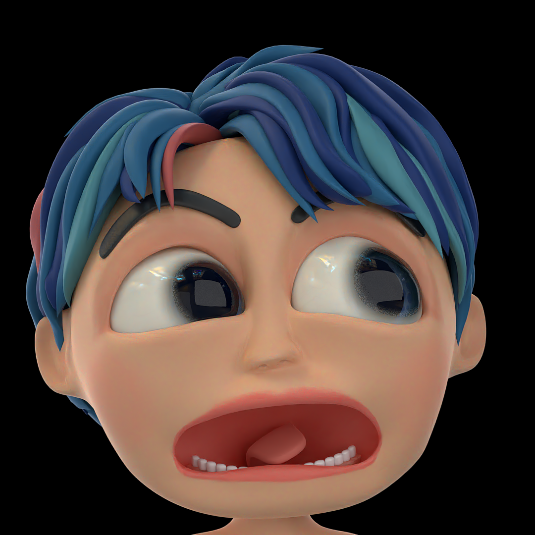 原创角色表情绑定 blender