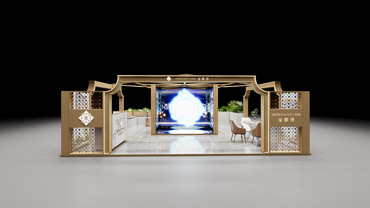 地产展位（图ZMzczOTMwODY0） - 建筑/空间 - 站酷设计师QI_QI_原创素材 - 站酷ZCOOL