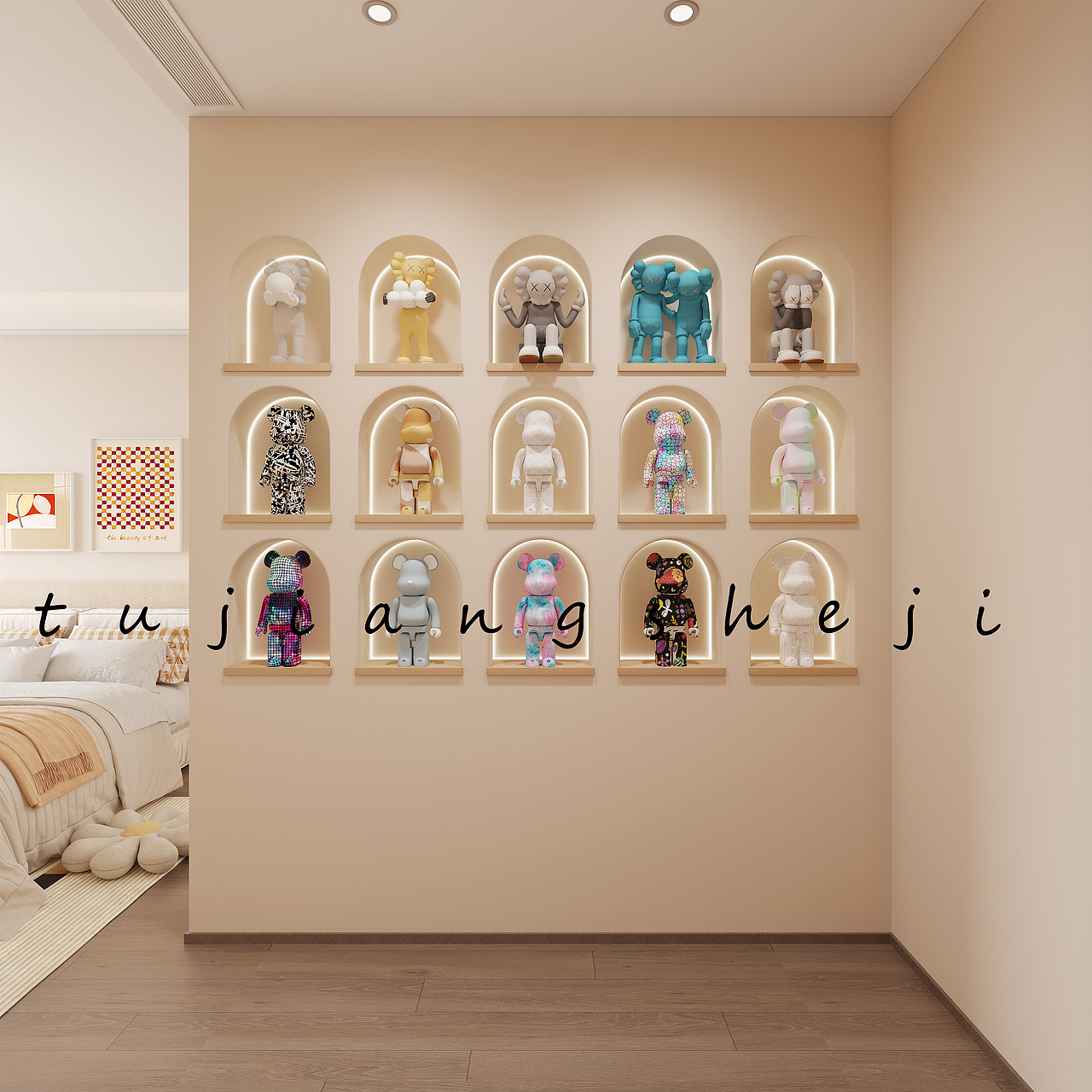 现代奶油风，以简单的设计，打造格调的生活（图ZMzczOTM0MTQ0） - 家装设计 - 站酷设计师甜甜设计2原创素材 - 站酷ZCOOL