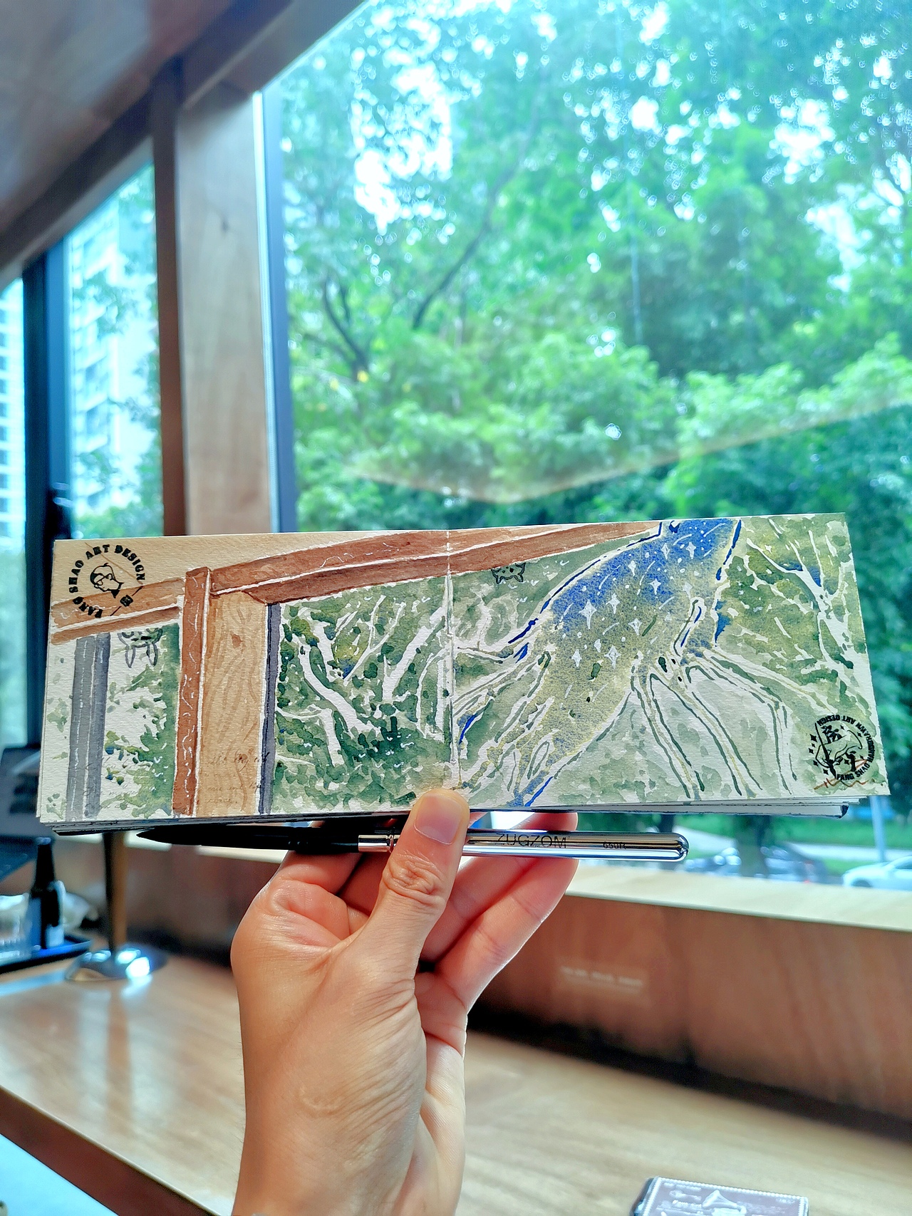 城市速写丨深圳水彩写生（图ZMzczOTM3ODAw） - 绘画 - 站酷设计师Allen房少F原创素材 - 站酷ZCOOL