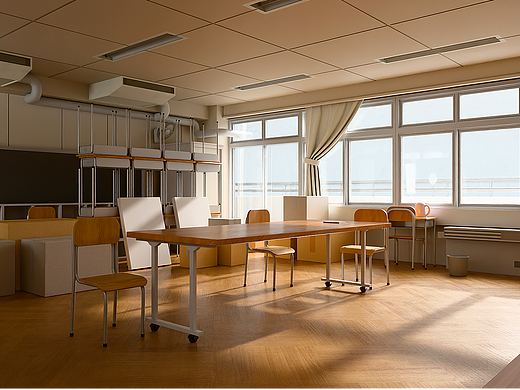 仿春物场景搭建