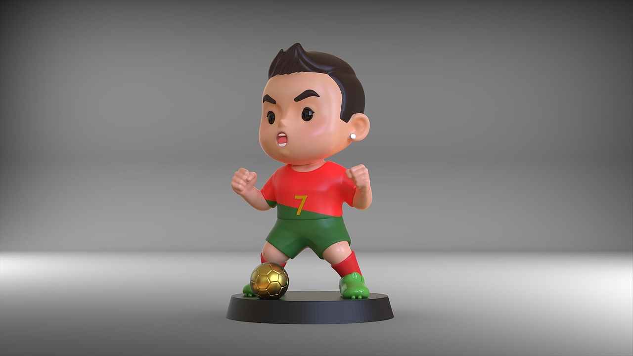 卡通c罗（图ZMzczOTQ3ODI0） - 人物/生物 - 站酷设计师浅唱浅浅的唱原创素材 - 站酷ZCOOL