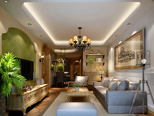 自然复古情怀，森系的温润梦幻格调，营造出舒缓的氛围