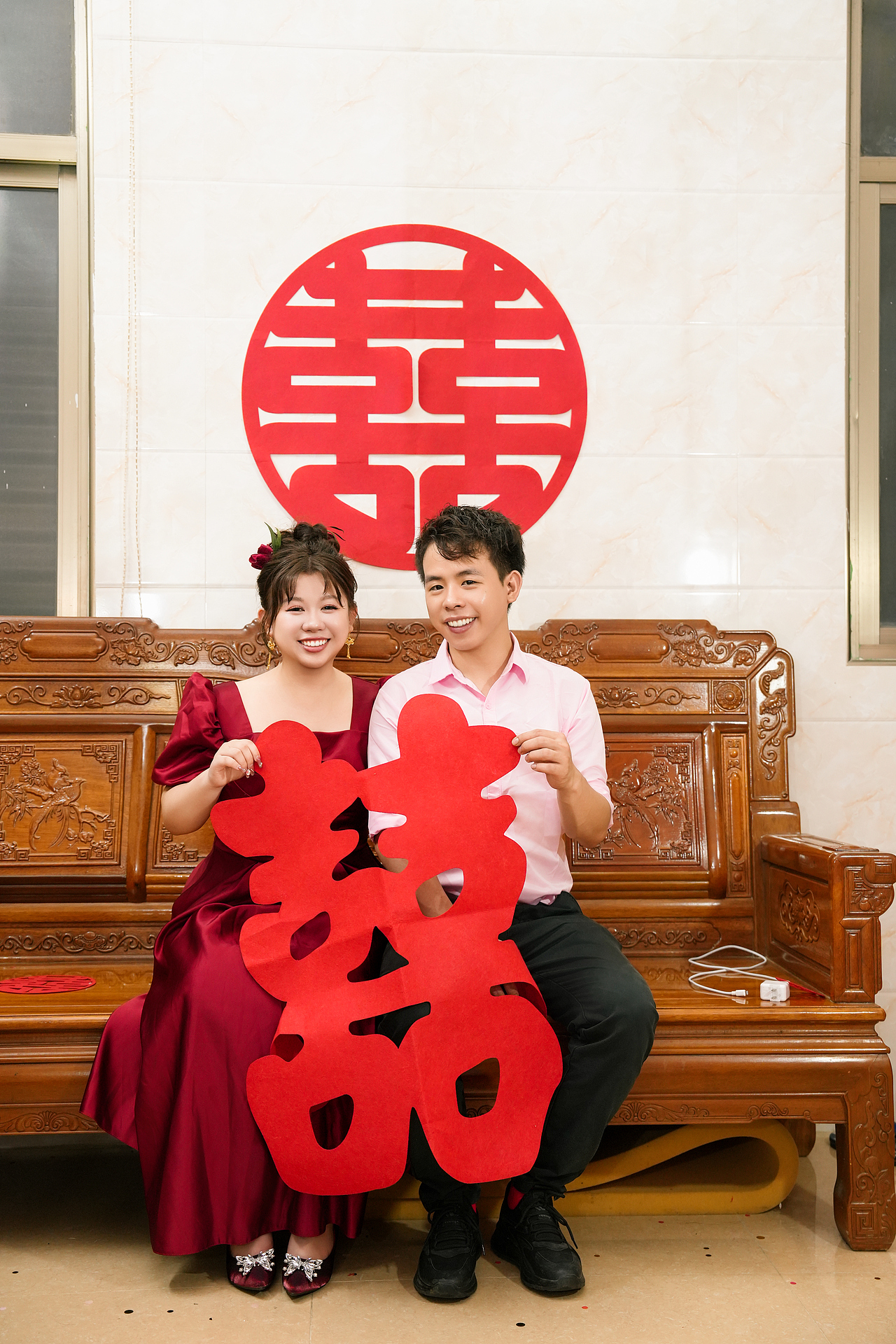 没有接亲游戏的接亲 家里人的陪伴刚刚好