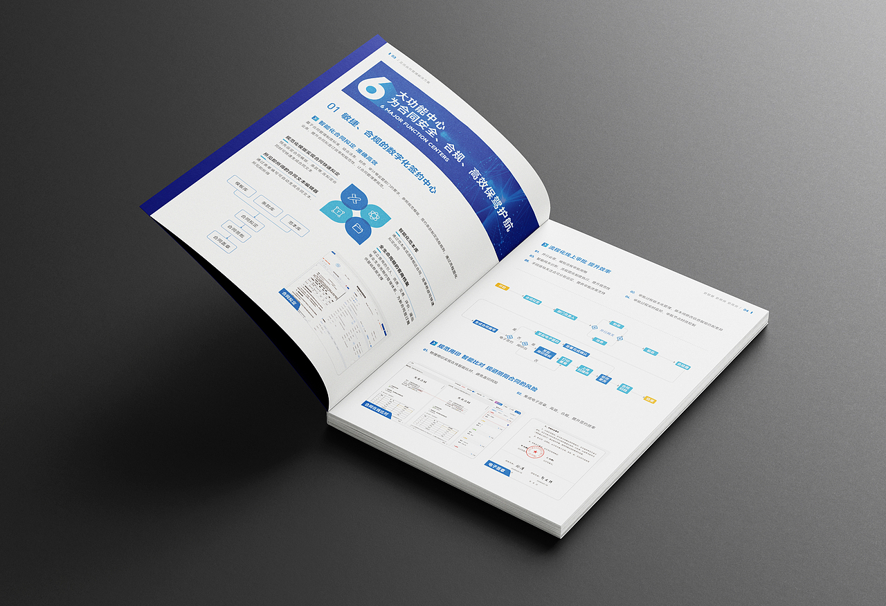 多图表科技画册设计