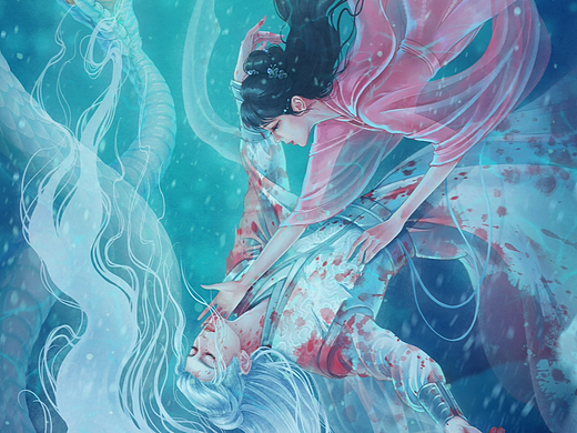 【画师繁星3.0】第三期/第四周/长相思夭柳cp图完稿