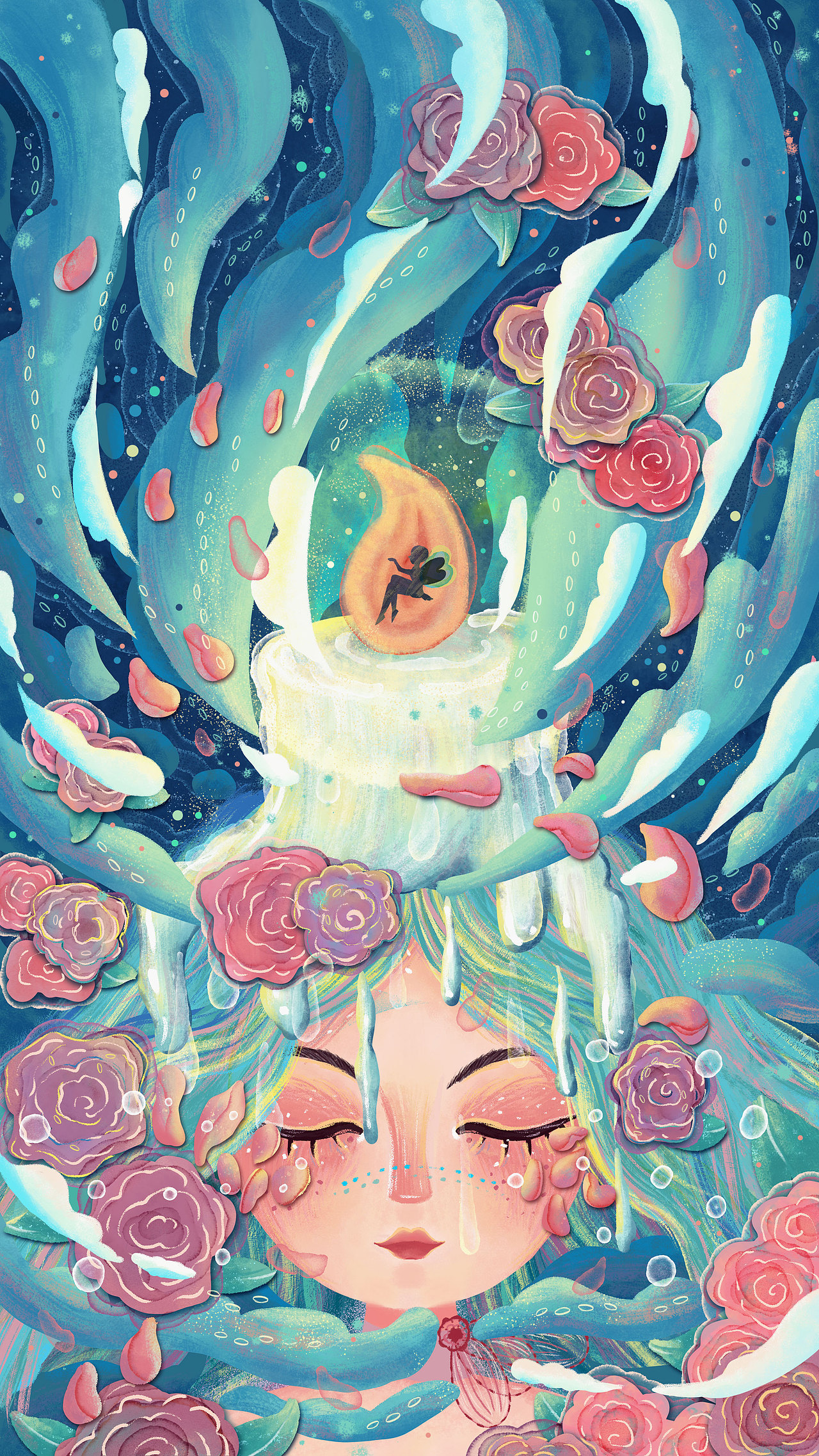 七月 | 祈愿自由和美好（圖ZMzc0MDA0NTIw） - 創(chuàng)作習作 - 站酷設計師陳皮糖OO原創(chuàng)素材 - 站酷ZCOOL