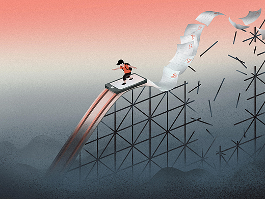 “玩游戏你这辈子就毁了！”—孩子与电子游戏系列插画