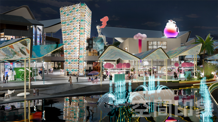 重塑亲水商业地标，激活户外“冷区”变“热区”（图ZMTQ4NTU1NjQ=） - 资讯 - 站酷设计师空间印象商业设计原创素材 - 站酷ZCOOL
