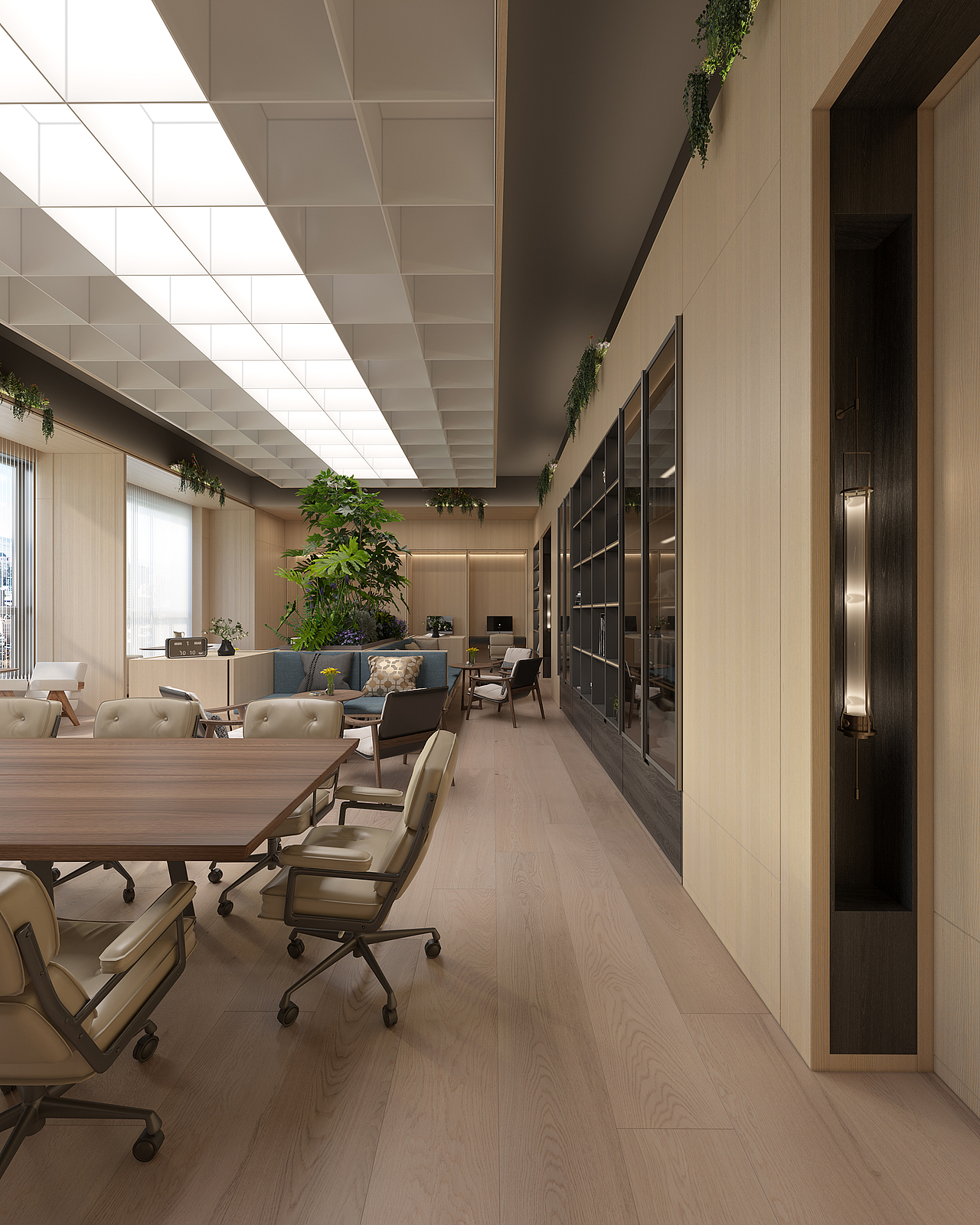 图书馆---接待室（图ZMzc0MDExMTYw） - 家装设计 - 站酷设计师爱吃瓜群众原创素材 - 站酷ZCOOL