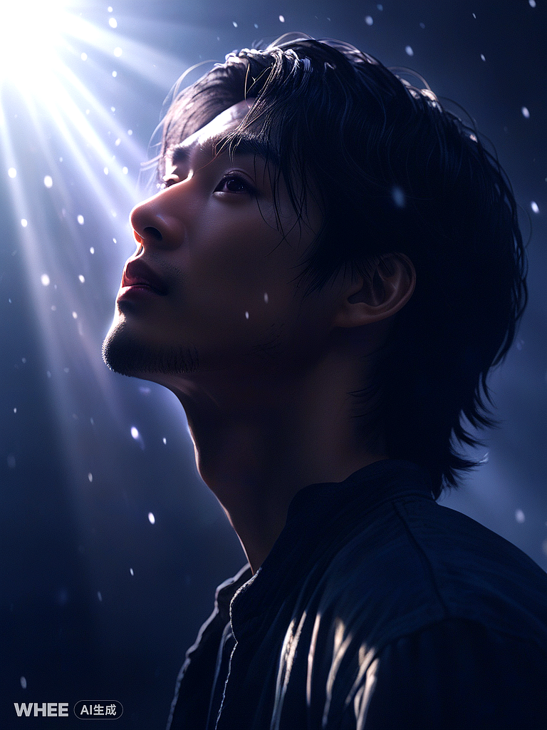 仰望之光（图ZMzc0MDEzMTg0） - AI作品 - 站酷设计师哼哈大王原创素材 - 站酷ZCOOL