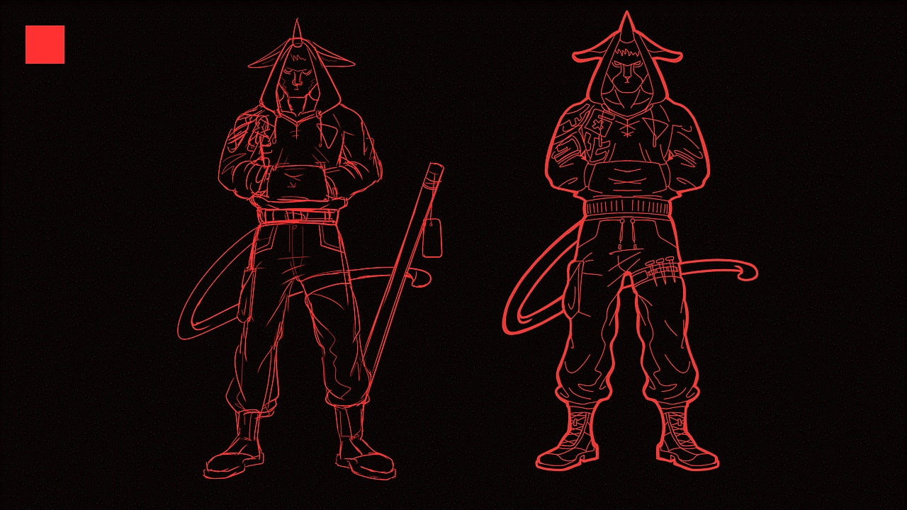 《神符瑞兽》毕业插画设计