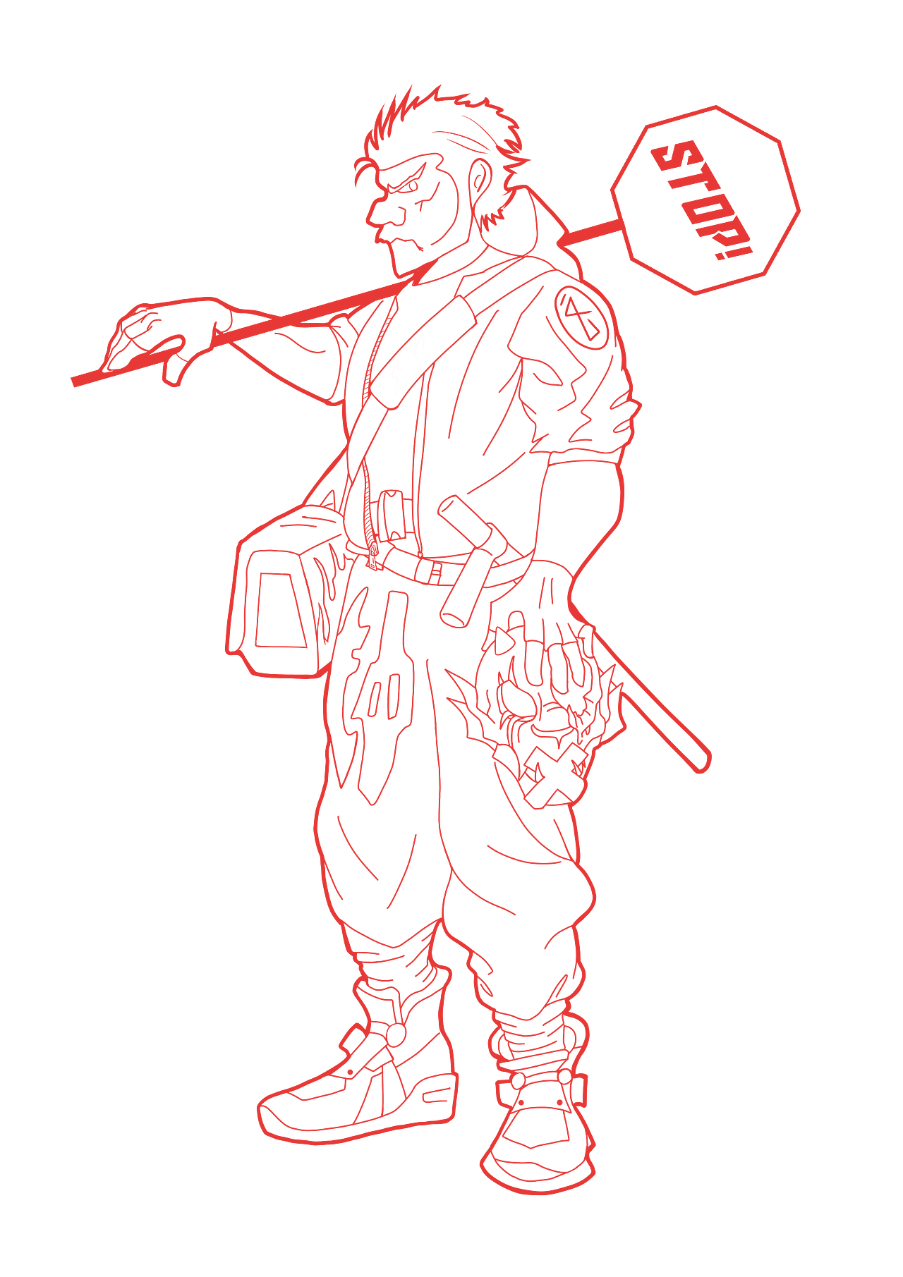 《神符瑞兽》毕业插画设计