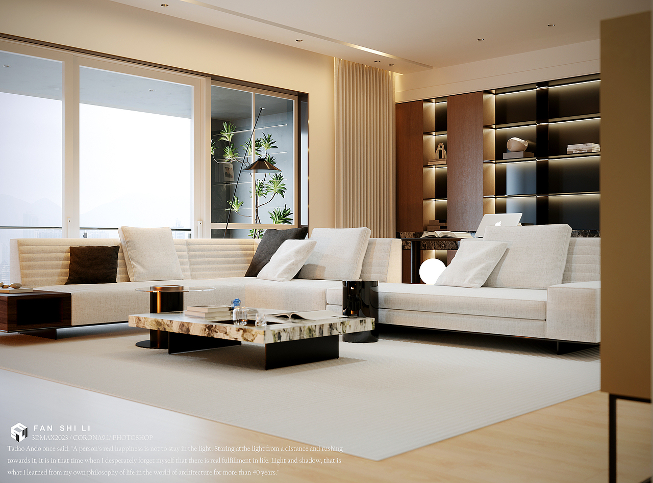 罗牛山玖悦台大平层C户型意式极简