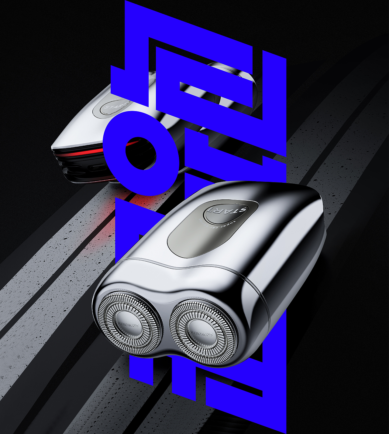 创维超跑剃须刀品牌案例（图ZMzc0MDM4Mjg0） - 品牌 - 站酷设计师张宇鹏1130原创素材 - 站酷ZCOOL