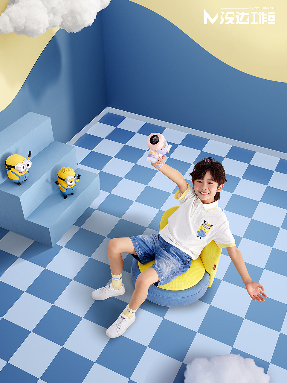 家具拍摄 家居摄影|顾家家居小黄人联名款黄胖子