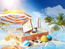 夏日活动/主会场/盛夏品牌超级体系视觉