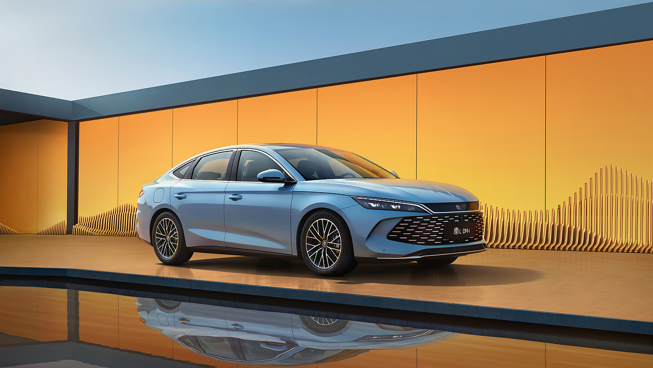 比亚迪汽车秦L-汽车摄影修图