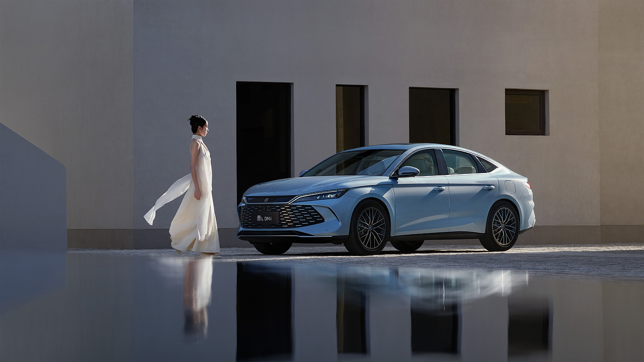 比亚迪汽车秦L-汽车摄影修图