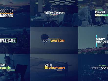 PR模板|高级文字标题字幕动效动画排版品牌宣传介绍