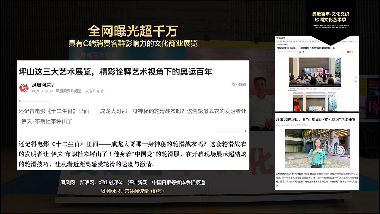 奥运百年 文化交织|欧洲文化艺术季 展览设计
