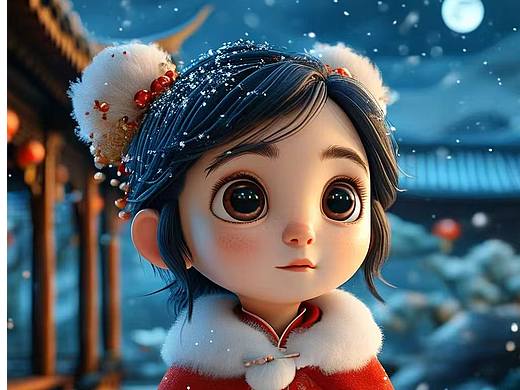 雪景中的萌娃（个人主页-ZNjkxNzE3NDQ=） - 短片 - 站酷设计师观月舞天原创素材 - 站酷ZCOOL