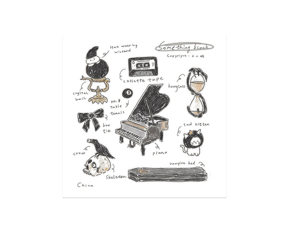 随手记物系列 | 包浆风格 | 复古涂鸦速写 | 手账贴纸（图ZMzc0MDcxMTgw） - 商业插画 - 站酷设计师A小明原创素材 - 站酷ZCOOL