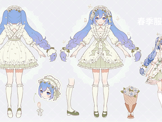 花語春風（個人主頁-ZNjkxNzUyNjA=） - 游戲原畫 - 站酷設計師糊涂豬工作室原創(chuàng)素材 - 站酷ZCOOL