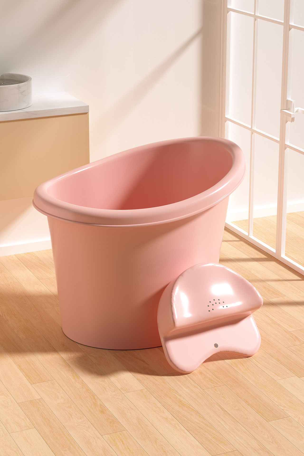 母婴用品c4d建模oc渲染儿童泡澡桶洗澡桶可坐沐浴桶（图ZMzc0MTAxMTQw） - 产品 - 站酷设计师Lily旋子原创素材 - 站酷ZCOOL