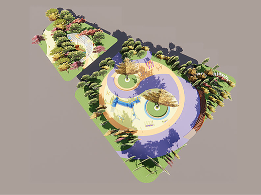 同心太极韵—口袋公园设计