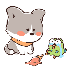 微信表情「米粒儿和查理日常」