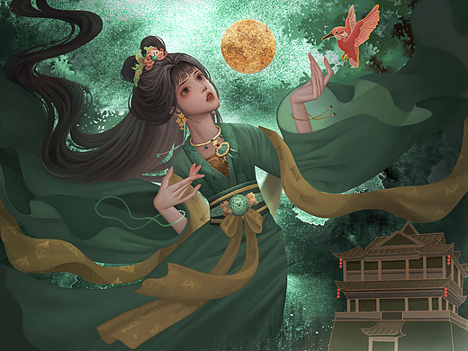 古风（个人主页-ZNjkxNzcxNTI=） - 商业插画 - 站酷设计师维伍爱画画原创素材 - 站酷ZCOOL