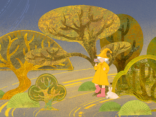 一个小黄帽（个人主页-ZNjkxNzk0NTY=） - 儿童插画 - 站酷设计师打嗝小羊原创素材 - 站酷ZCOOL