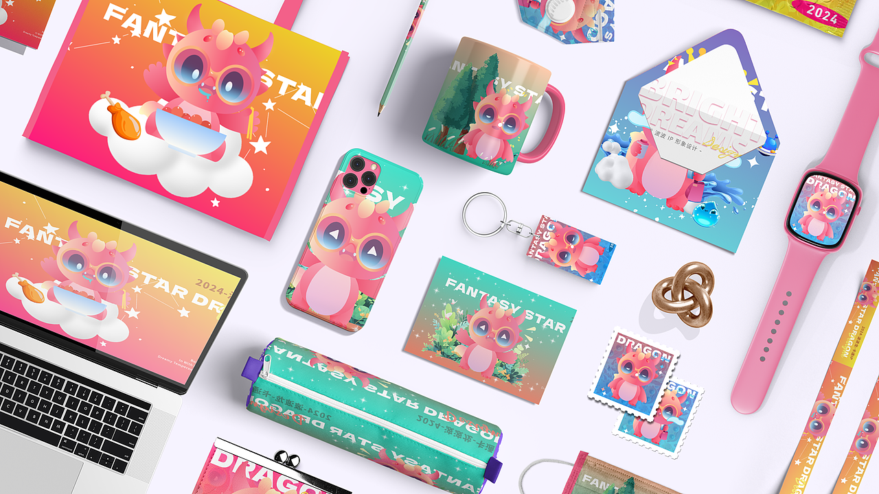 梦幻星龙-波波IP形象设计（图ZMzc0MTI0NjI4） - IP形象 - 站酷设计师xbccb原创素材 - 站酷ZCOOL