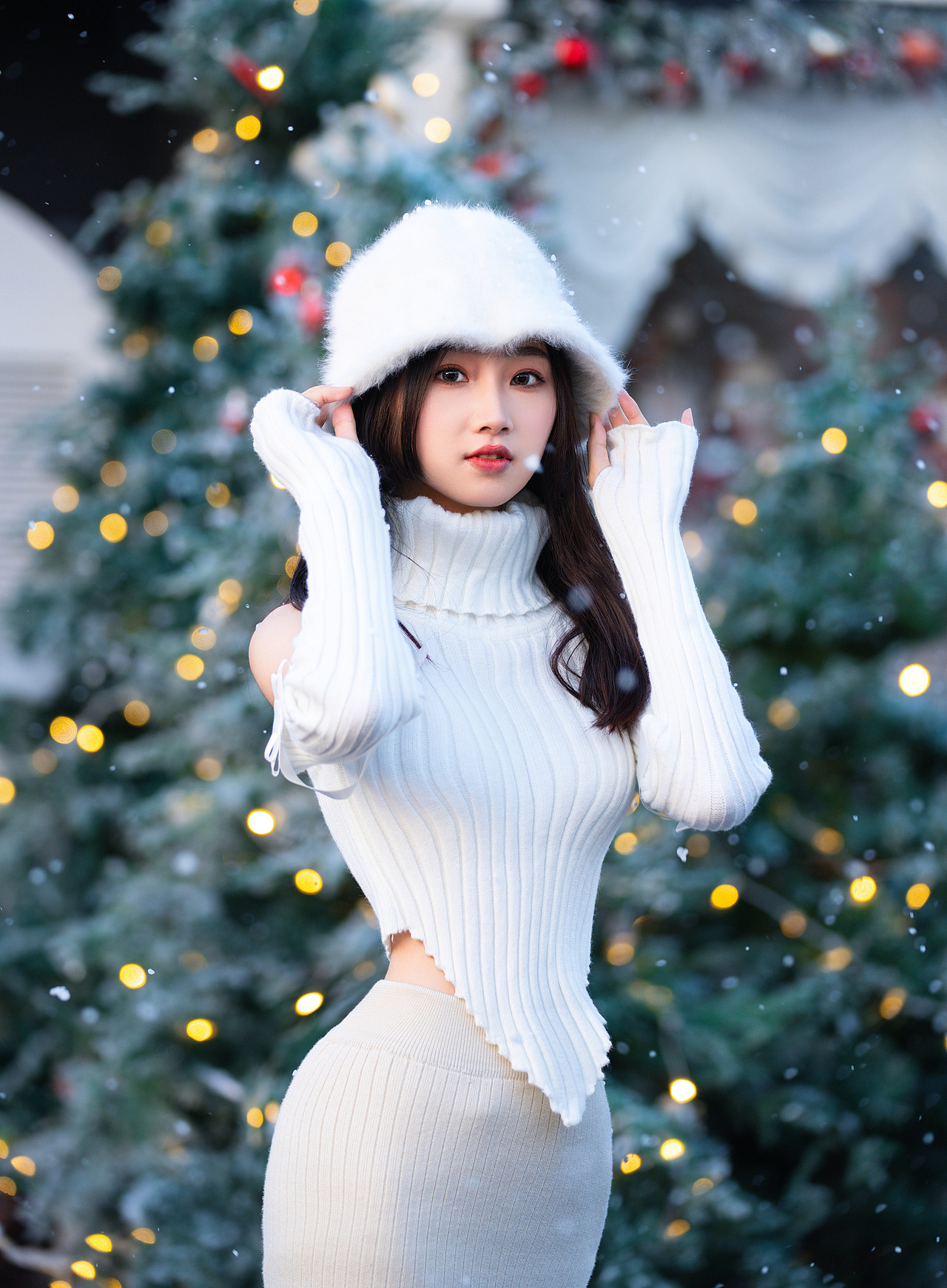 雪景人像（图ZMzc0MTMwNDY0） - 人像摄影 - 站酷设计师远龙Dragon原创素材 - 站酷ZCOOL