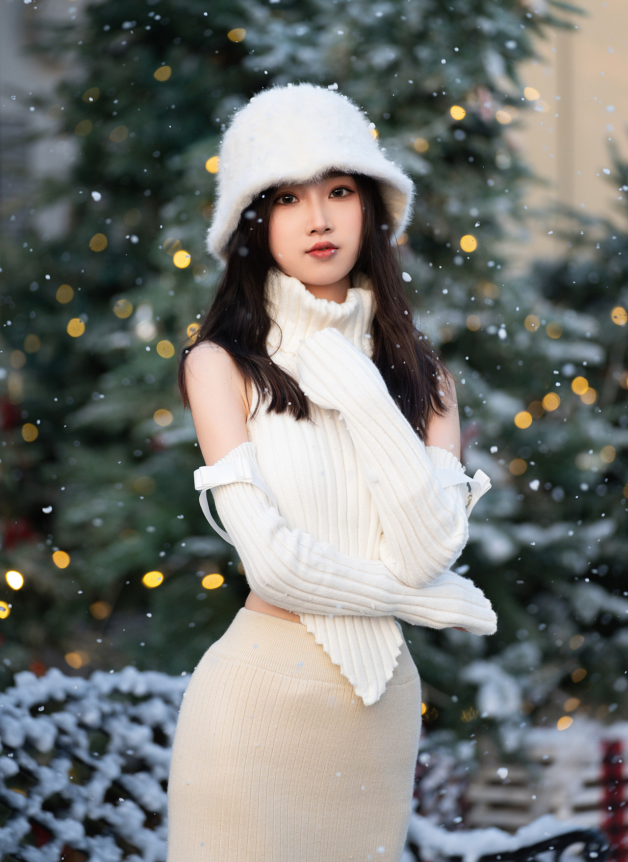 雪景人像（图ZMzc0MTMwNDcy） - 人像摄影 - 站酷设计师远龙Dragon原创素材 - 站酷ZCOOL