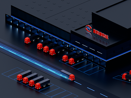 跨境物流行业企业官网制作设计