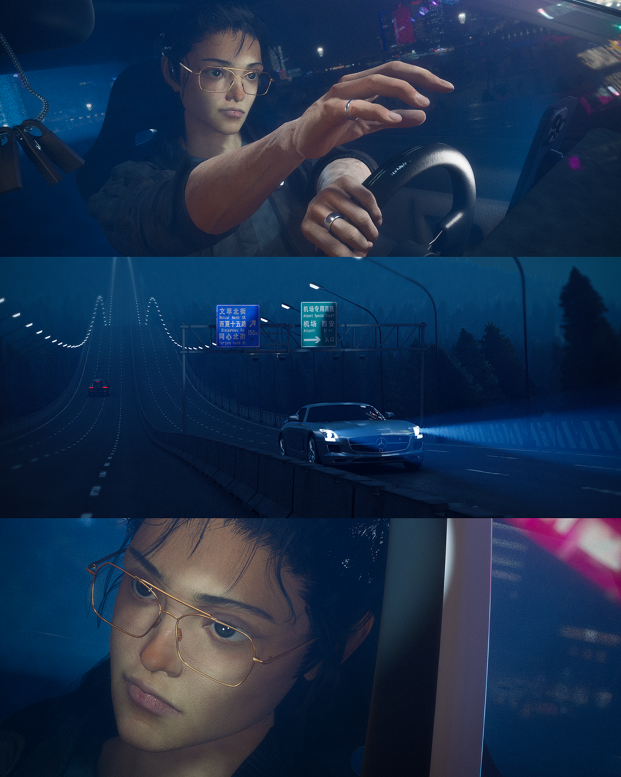 林通宵 | 个人形象CG设定 | 游子震（图ZMzc0MTcxNDA4） - 人物/生物 - 站酷设计师林通宵原创素材 - 站酷ZCOOL