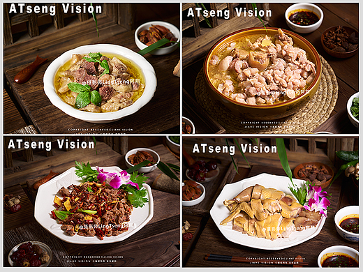 中式菜品 古风摄影