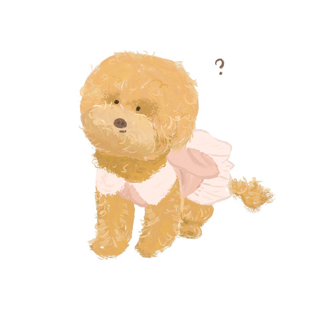 問號小狗（圖ZMzc0MTc1ODc2） - 創(chuàng)作習(xí)作 - 站酷設(shè)計師栗子小灰原創(chuàng)素材 - 站酷ZCOOL