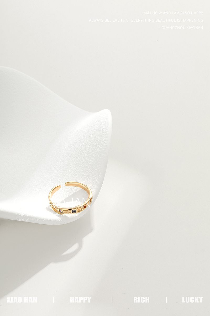 电商饰品拍摄 戒指拍摄 简约ins 外贸饰品 时尚首饰