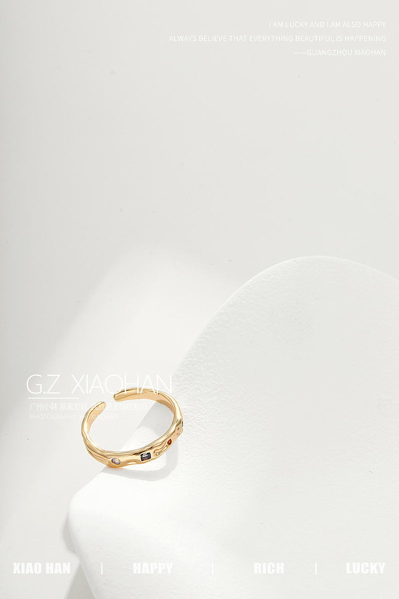 电商饰品拍摄 戒指拍摄 简约ins 外贸饰品 时尚首饰
