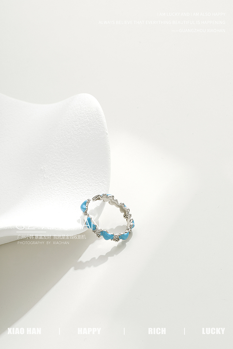 电商饰品拍摄 戒指拍摄 简约ins 外贸饰品 时尚首饰