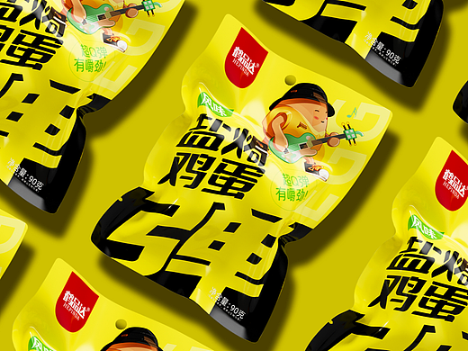 新风豹/鸡蛋包装设计/休闲食品