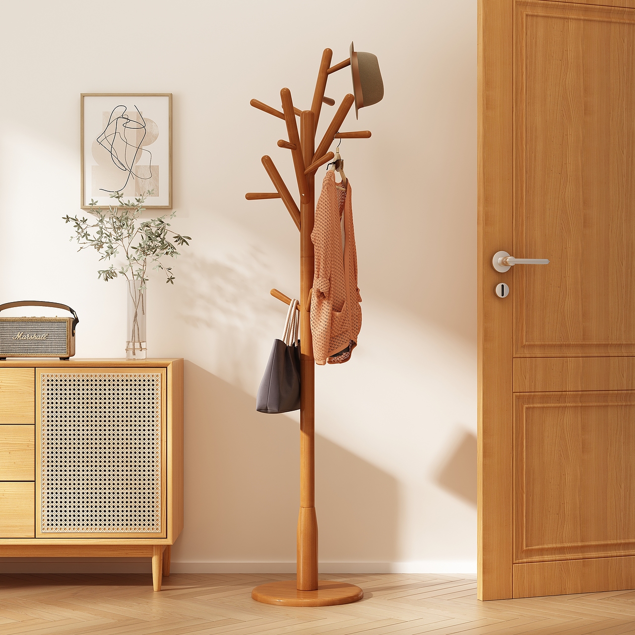 3D建模渲染|产品拍摄|三维动画视频|衣帽架